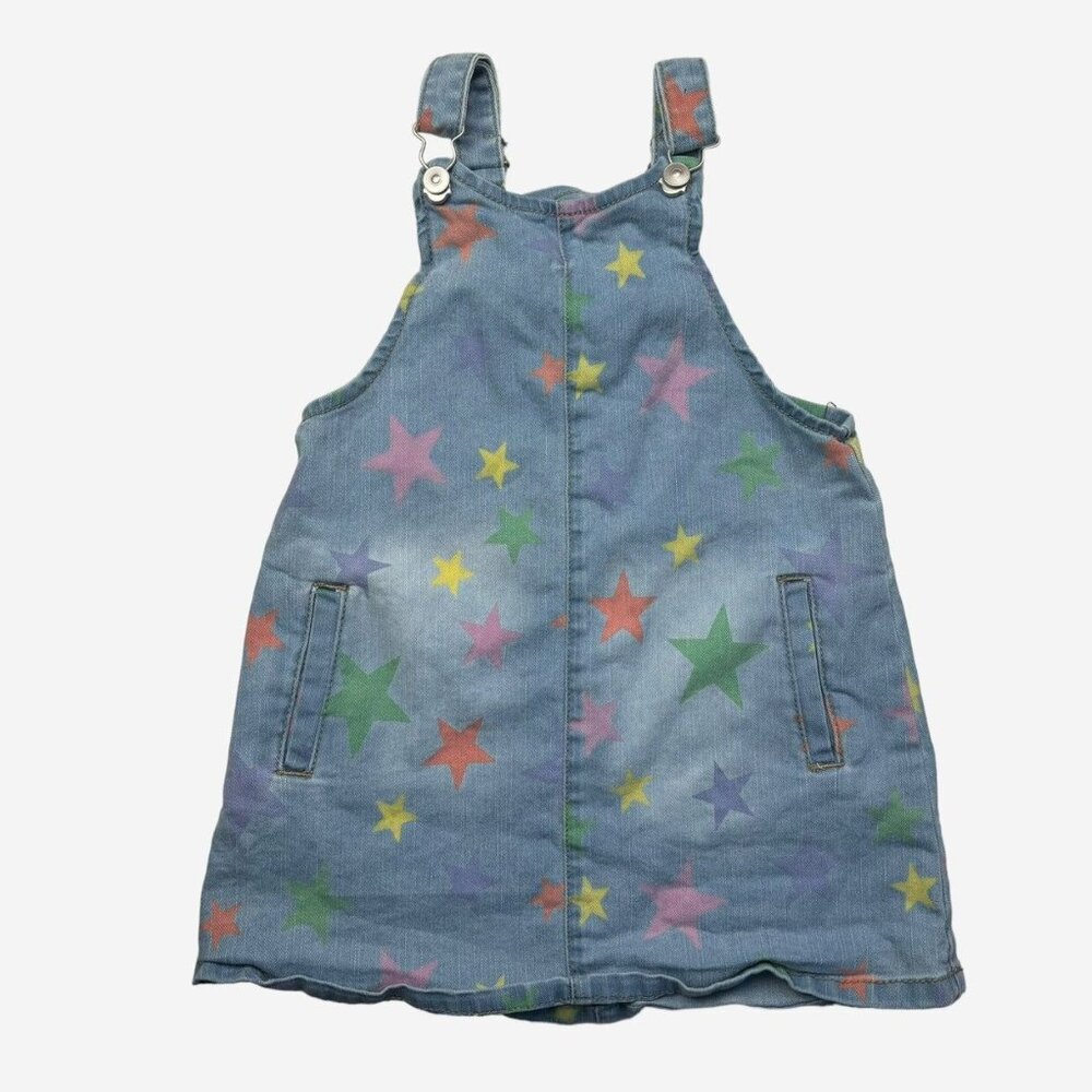 Denim Stars Overall Dress Size 5t